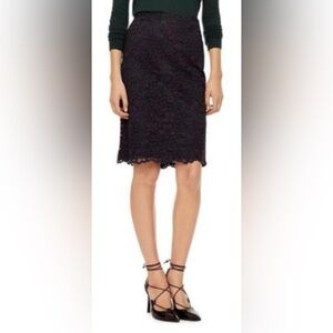 TORY BURCH guipure Lace Pencil Skirt